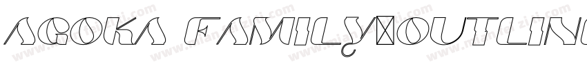 agoka family（outline）字体转换